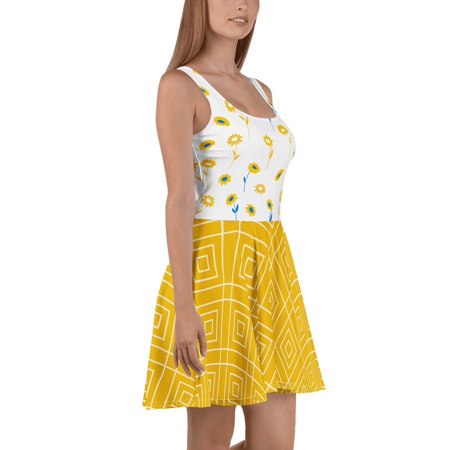 Zabu Sunflower Bliss Skater Dress product image (3)