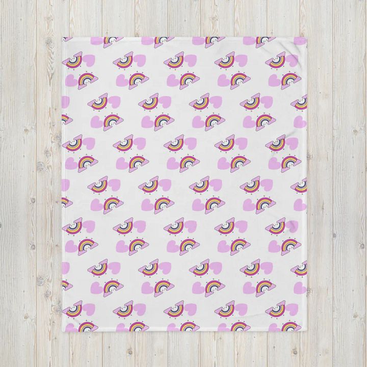 Sweetheart Rainbow Snuggle Blanket product image (2)