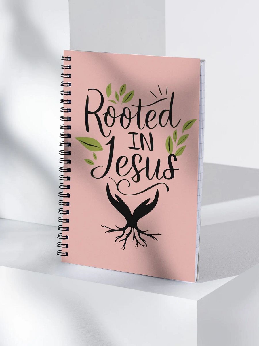 Rooted In Jesus Spiral Notebook product image (4)