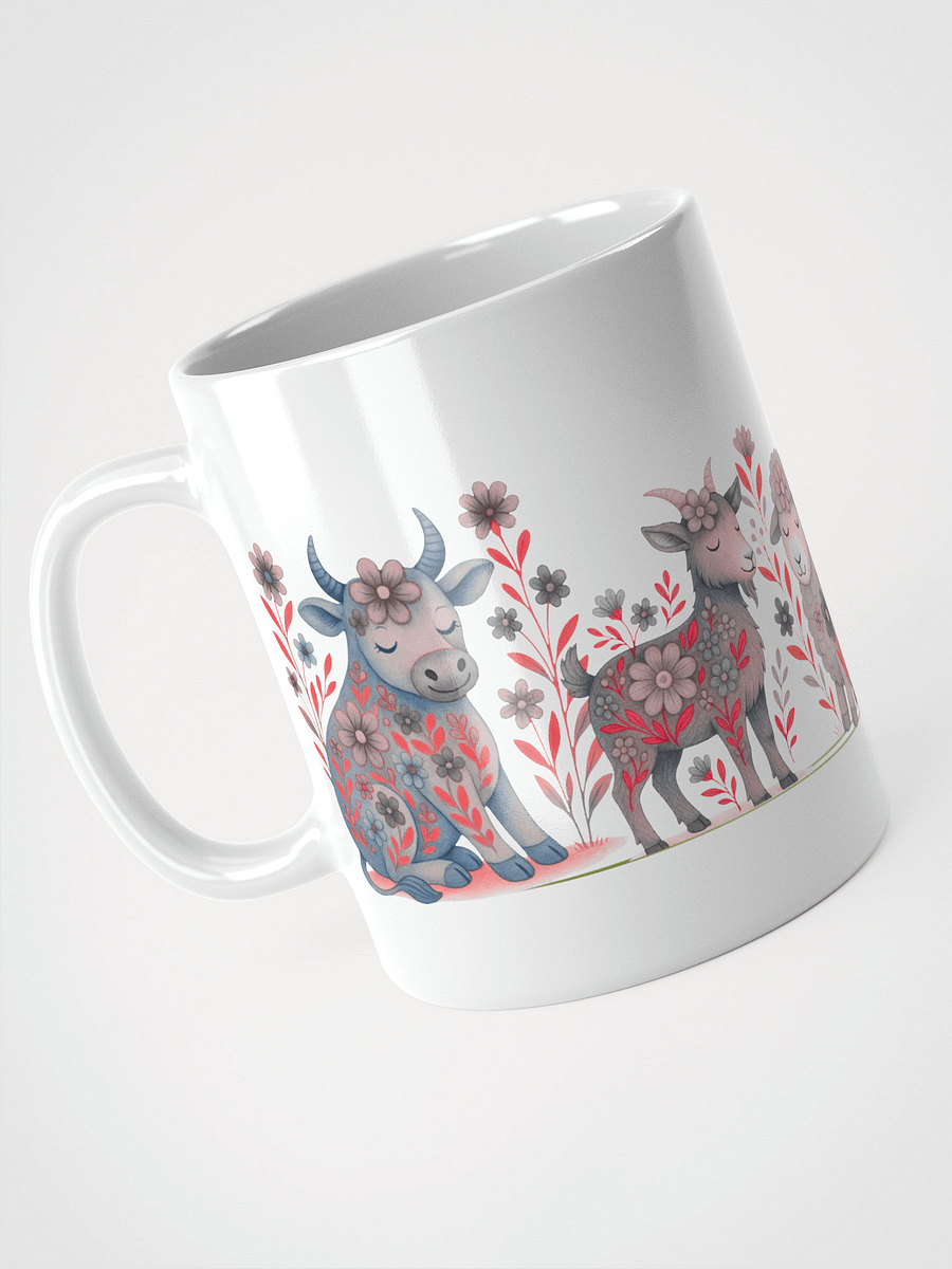 Mug Blanc - Ferme Fleurie Graphique Série 3 - Cadeau Original product image (3)