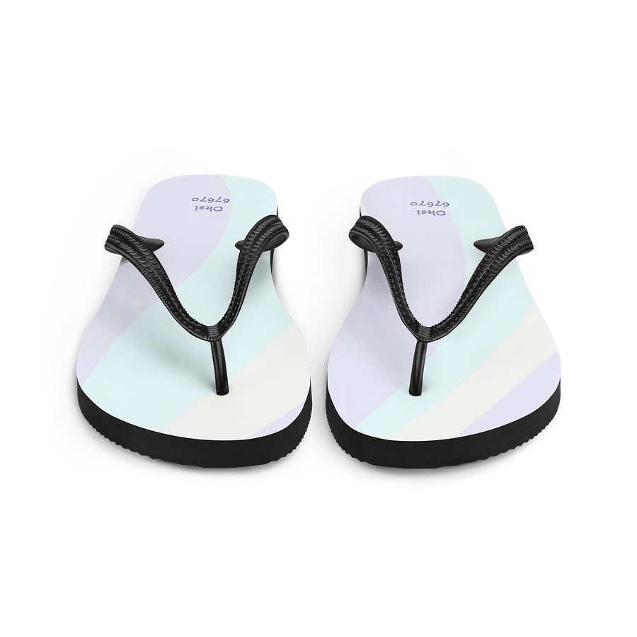 Pastel Wave Custom Flip-Flops product image (4)