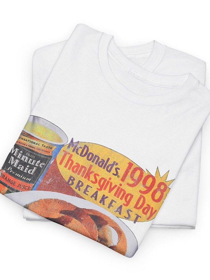 Vintage 1998 Mickey Ds Thanksgiving Unisex Tee Shirt product image (2)