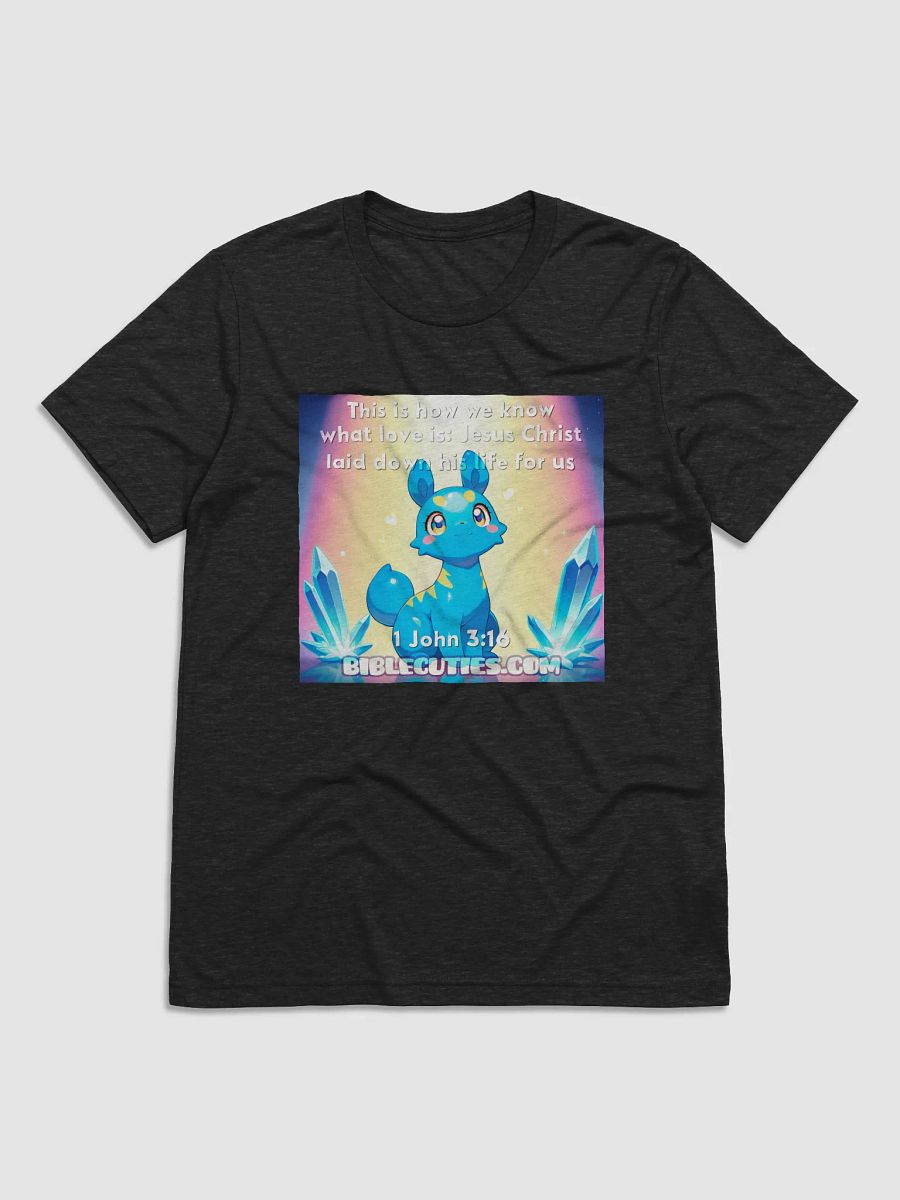 Bible Cuties Florence - This is how we know what love is: Jesus Christ laid down his life for us T Shirt product image (2)