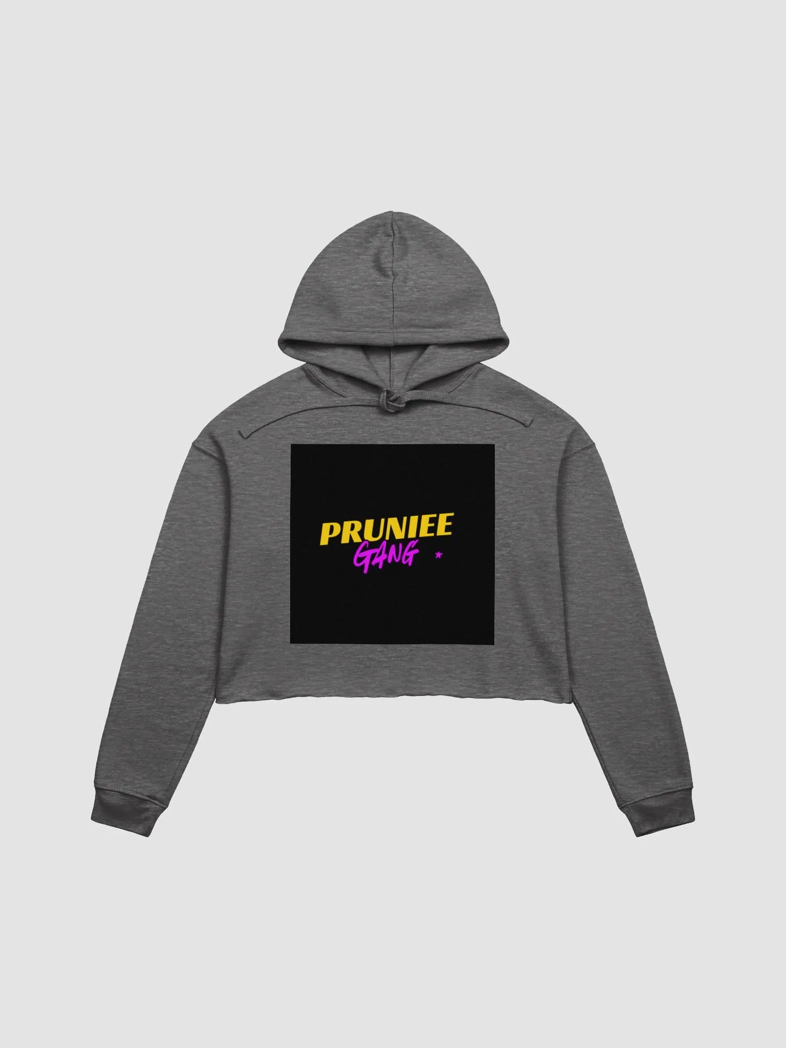 Pruniee Gang Fleece Crop Hoodie product image (1)