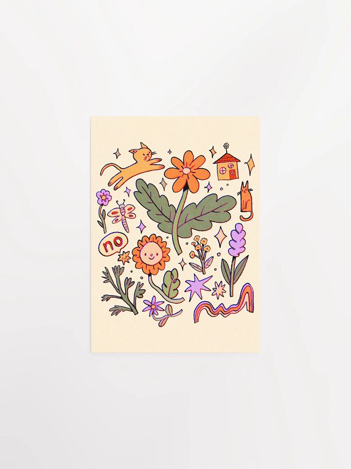 Happy Doodles Print product image (2)