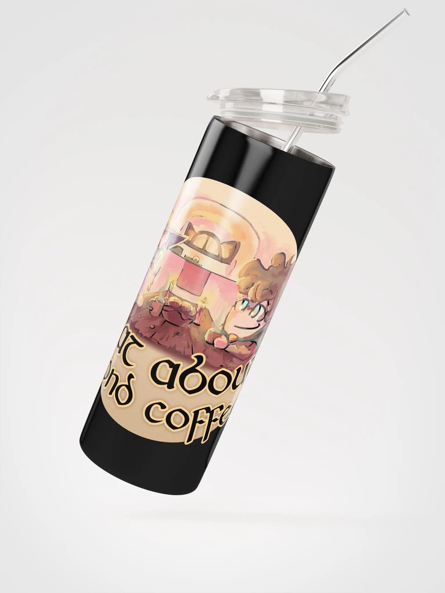 What About Second Coffee? Steel Tumbler product image (2)