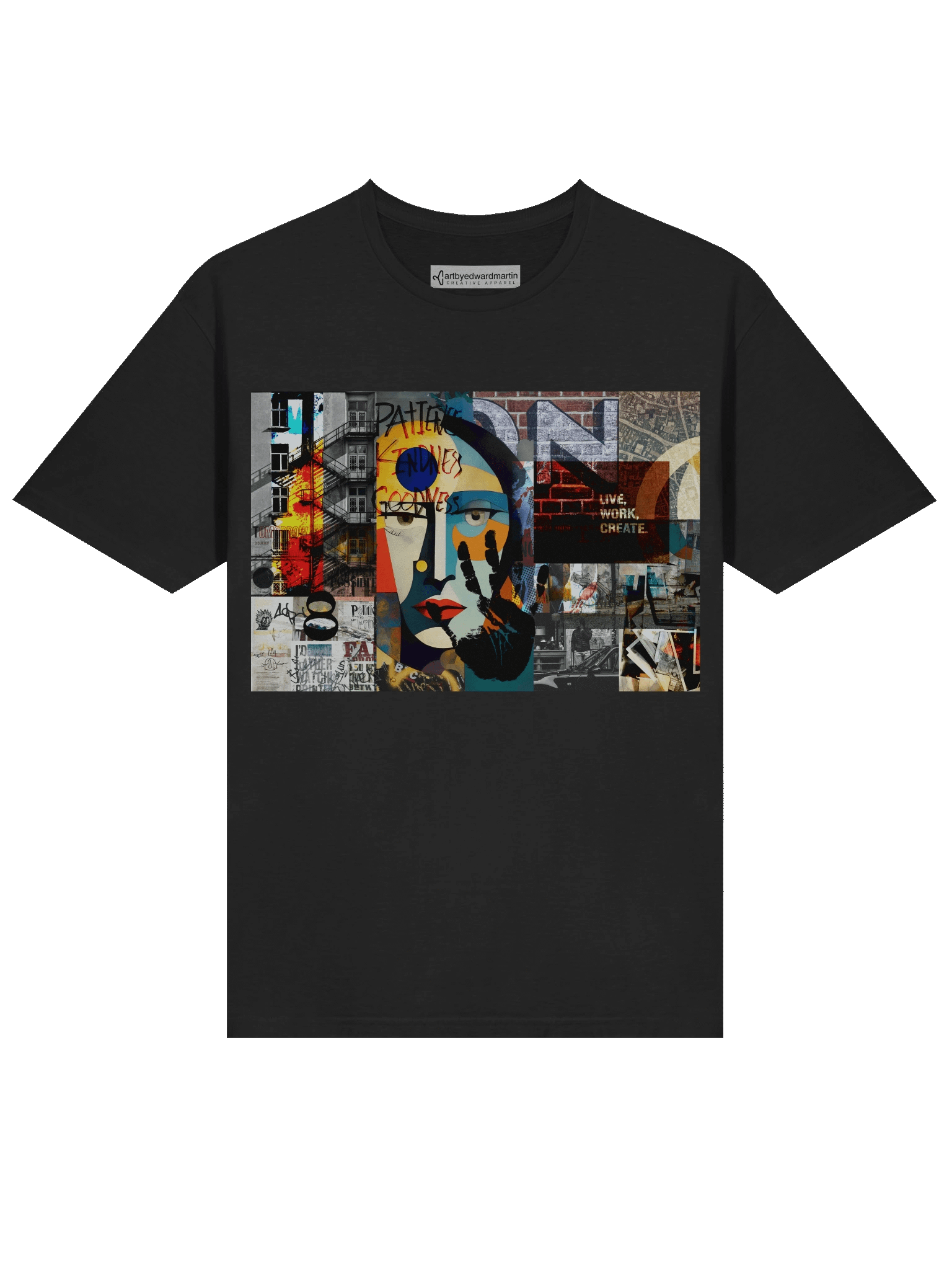 Live, Work, Create by Edward Martin T-Shirt product image (28)