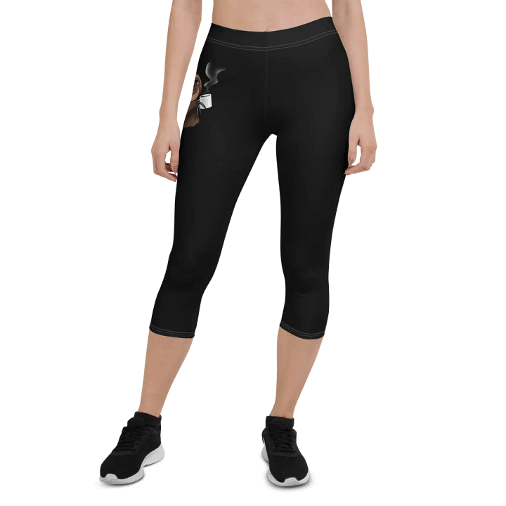 Slothful Sips Capri Leggings product image (1)