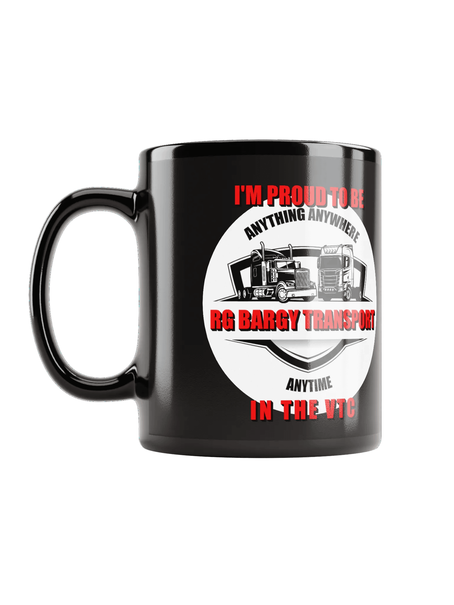 RG Bargy Transport Black Glossy Mug product image (6)