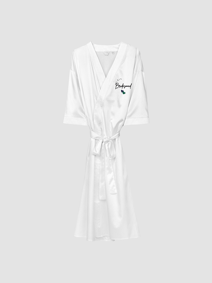 [Boss momma] Bridesmaid satin robe product image (2)