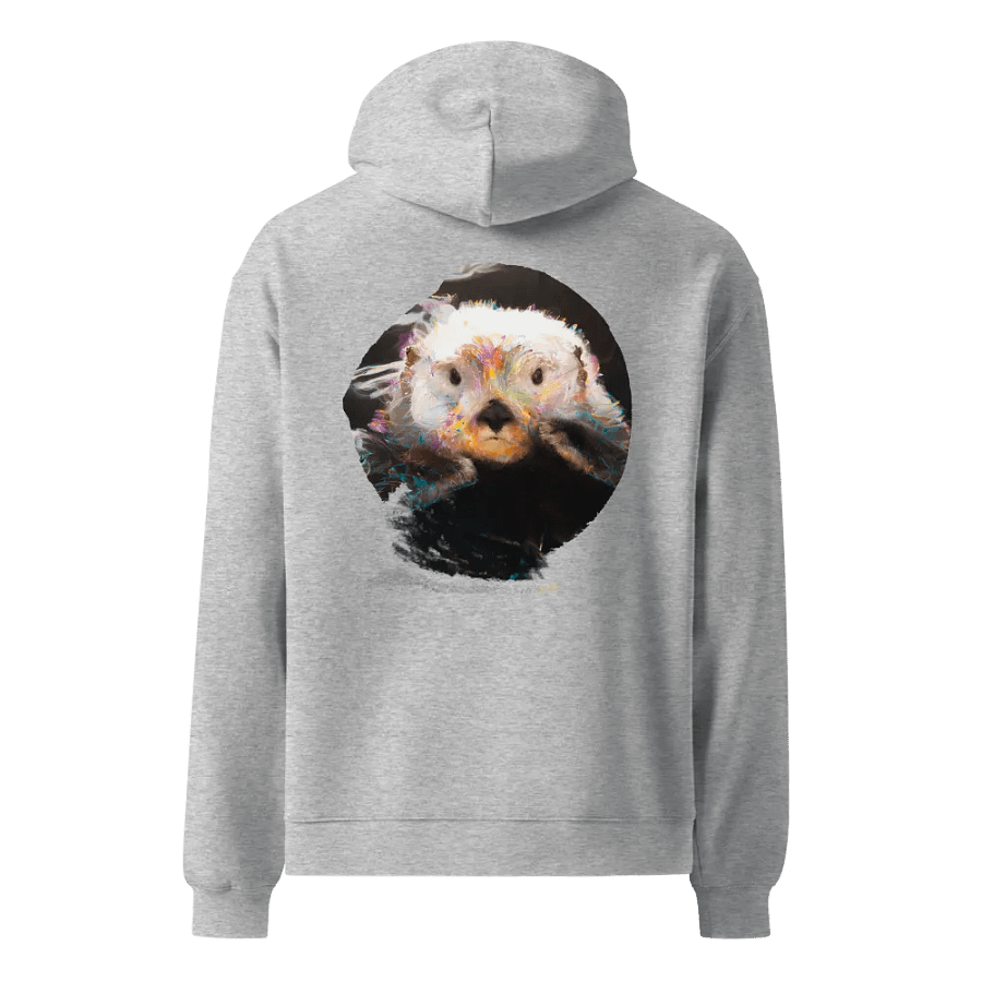 Watercolor Sea Otter Unisex Hoodie product image (2)