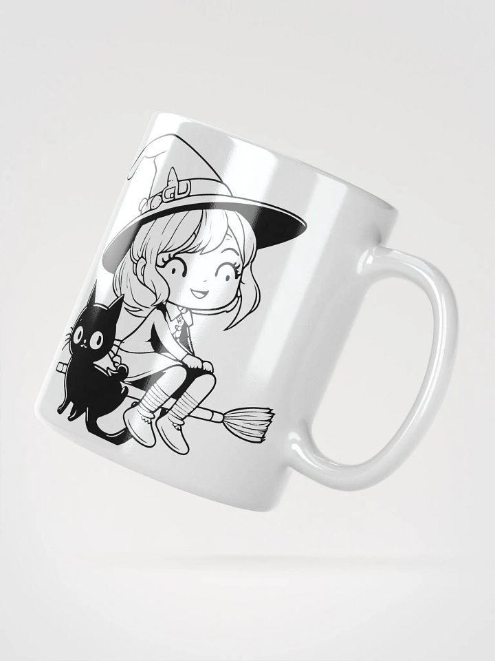 Little Witch & Black Cat Mug product image (6)