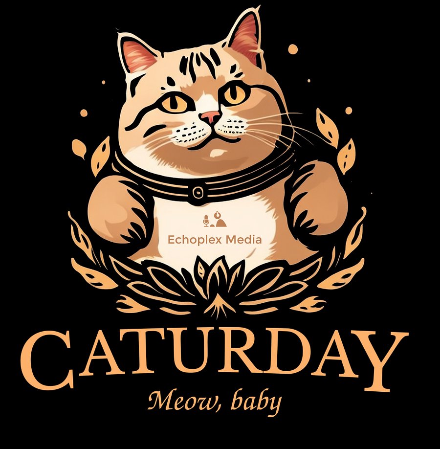 Caturday Stickers - Big Orange Kitty - Stable Diffusion product image (3)