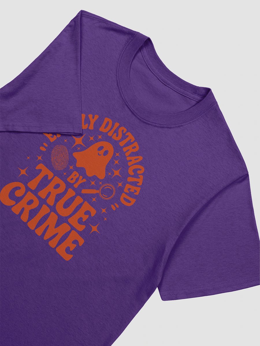 Easily Distracted by True Crime Halloween Spooky Ghost T-Shirt product image (79)