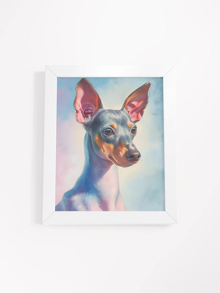 Dreamlike Dog Portrait Framed Poster product image (1)