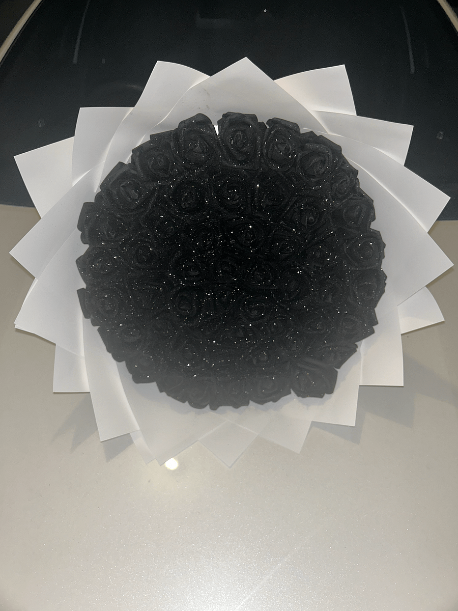 Black Glitter Bouquet product image (1)