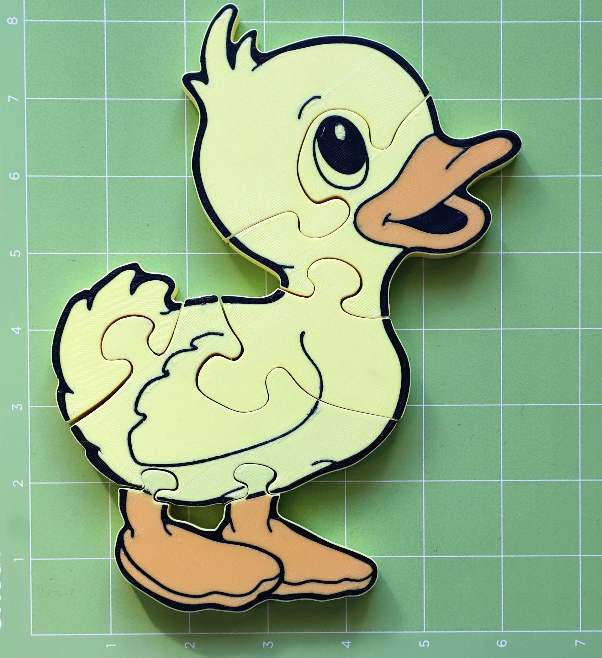 Duckling 3D Printed Jigsaw Puzzle – A Quacking Good Time for Kids! product image (4)