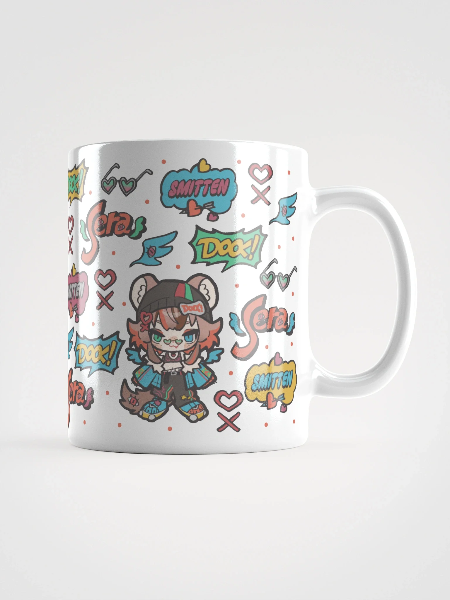 Smitten pattern mug product image (2)
