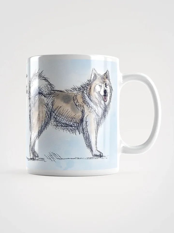 Malamute Love White Glossy Mug product image (2)
