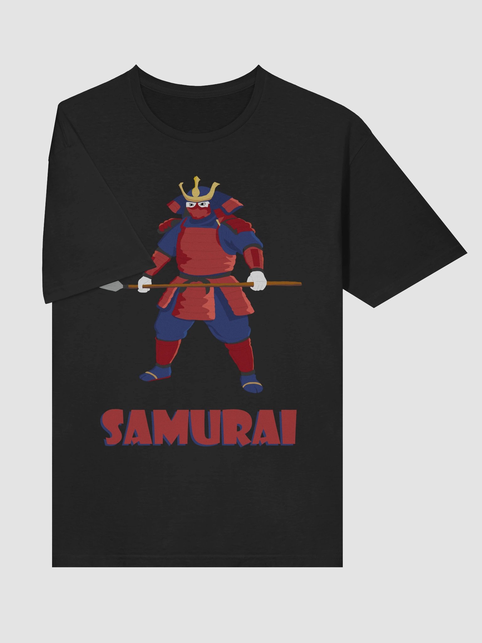 Samurai Wojak Funkmation Cartoon Colorful Style Tee product image (5)