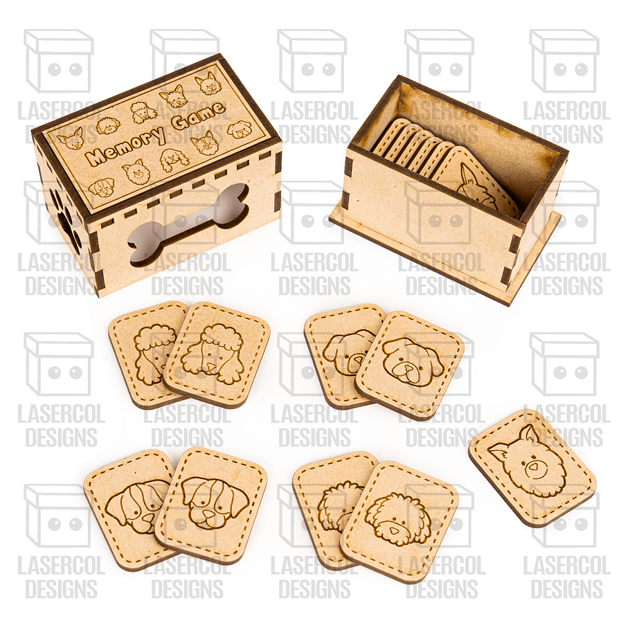 Memory Game (Dogs) Version - Laser Cut Files product image (8)