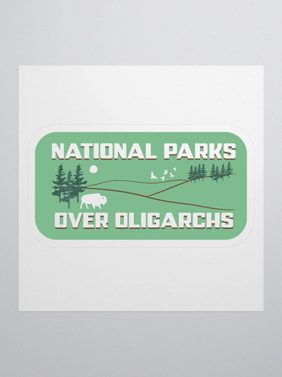 National Parks Over Oligarchs - Green product image (1)