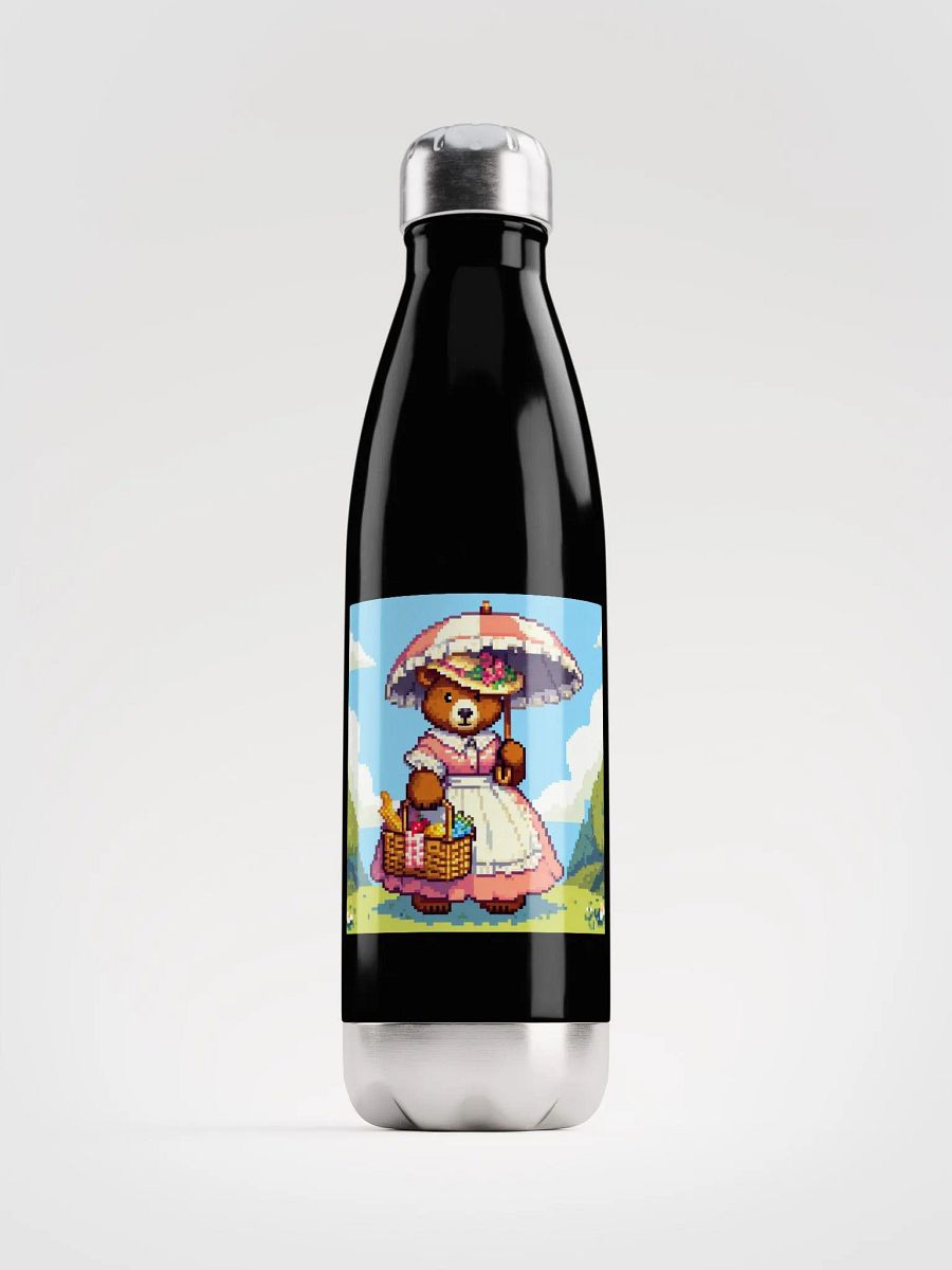 Pixel Art Momma Bear Southern Belle Stainless Steel Water Bottle product image (1)
