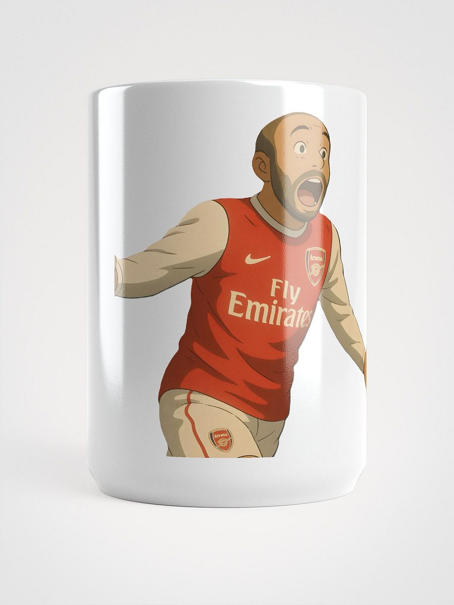 Glossy Mug - Thierry Henry Goal Celebration - Iconic Moment - Arsenal (Various Colours) product image (1)