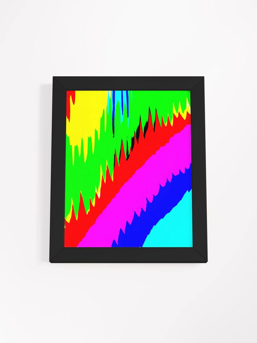 Vibrant Abstract Layers Framed Poster product image (8)