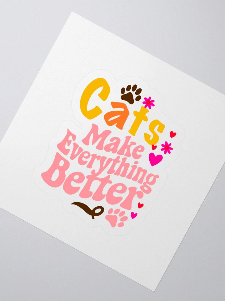 Cats Make Everything Better Sticker Pack product image (5)