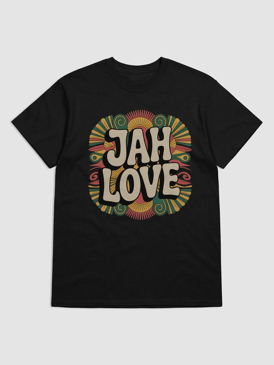 Psychedelic JAH LOVE Retro T-Shirt product image (1)