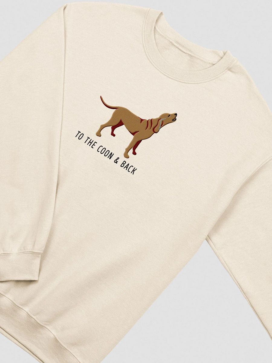 To the Coon & Back Sweatshirt (Embroidered) of a Redbone Coonhound product image (5)