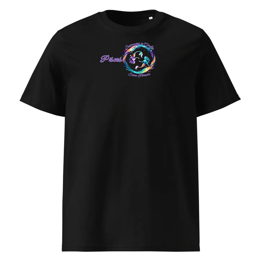 Pisces, Swimming in Circles, Black Tee product image (1)