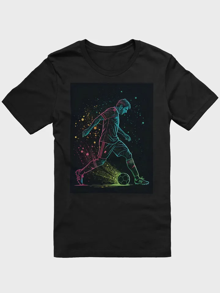 Neon Motion Soccer Player T-Shirt product image (3)