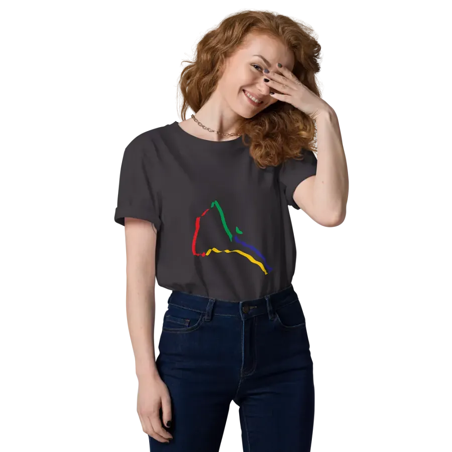 Chromatic Lines Organic Cotton T-Shirt product image (141)