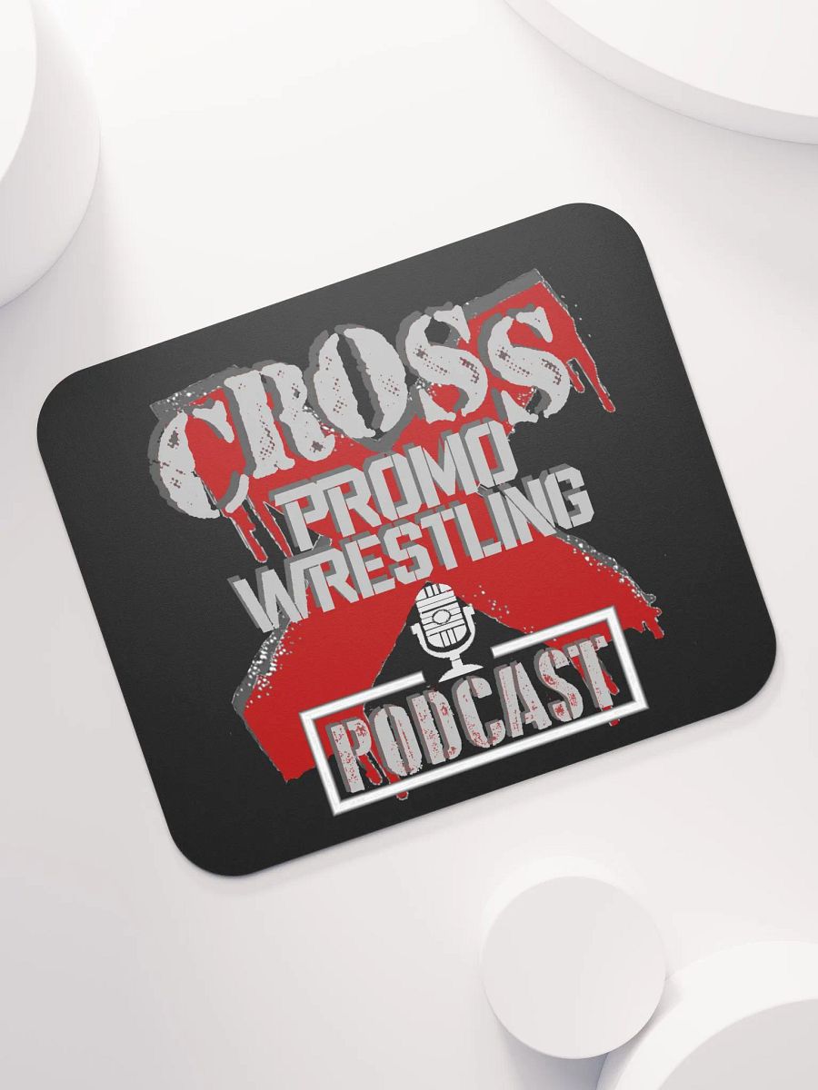 Retro Wrestling Mic Mouse Pad product image (7)