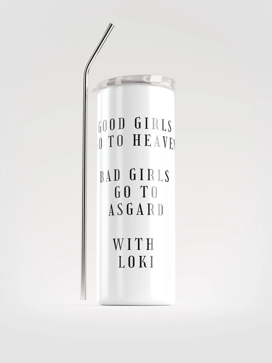 Good girls, Bad girls - White tumbler product image (2)