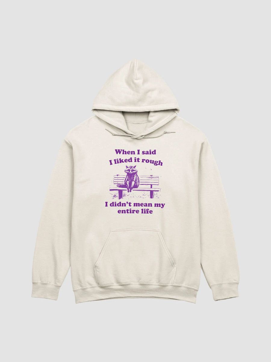 When I said I liked it rough I didn't mean my entire life Hoodie product image (1)