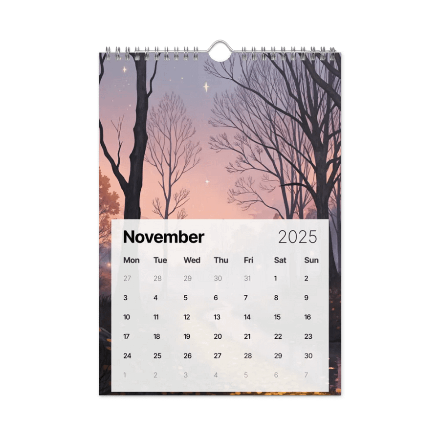 MAGICAL ANIME SEASONS WALL CALENDAR 2025 product image (11)