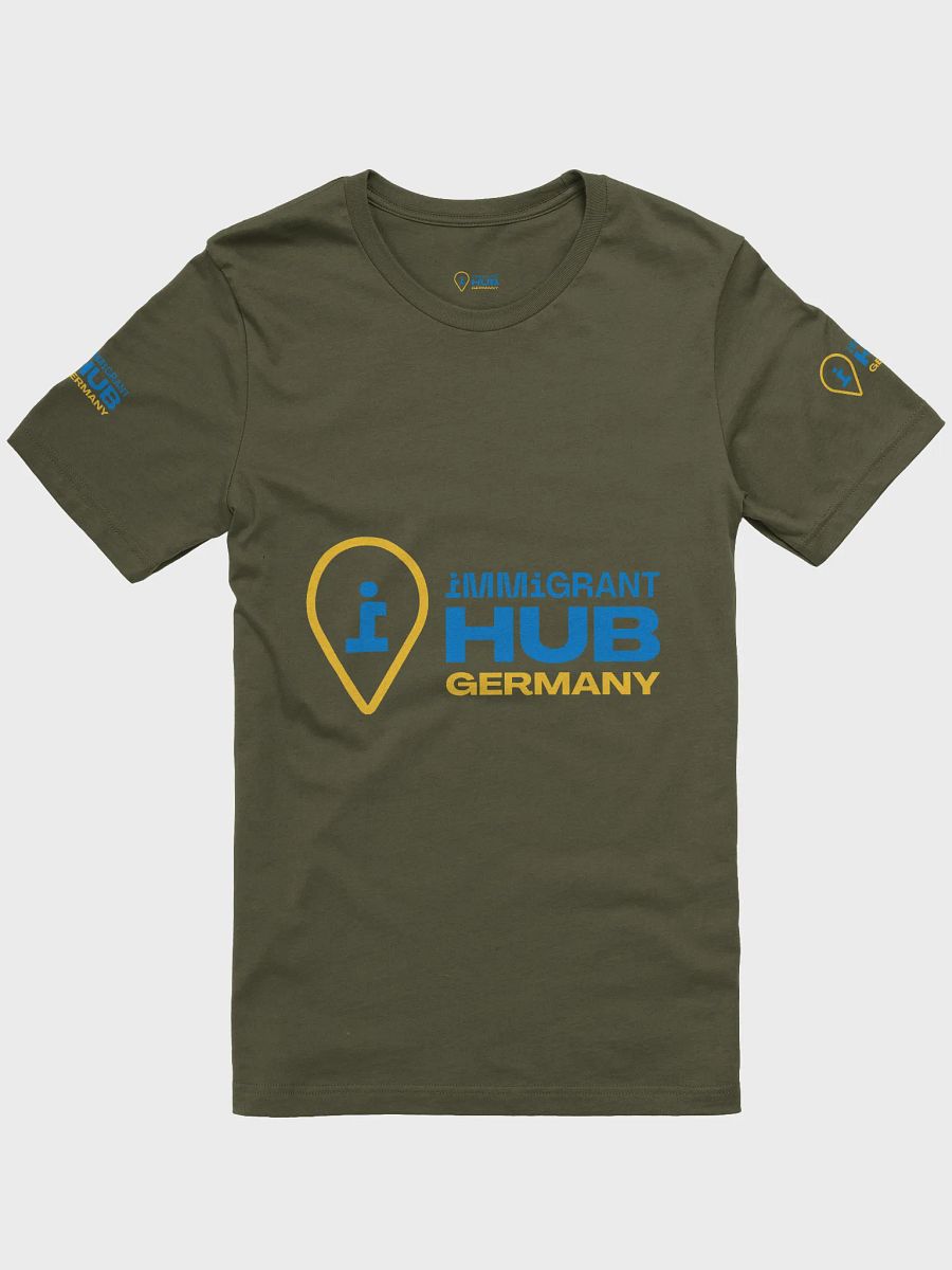 Immigrant Hub Germany Location Pin T-Shirt product image (1)