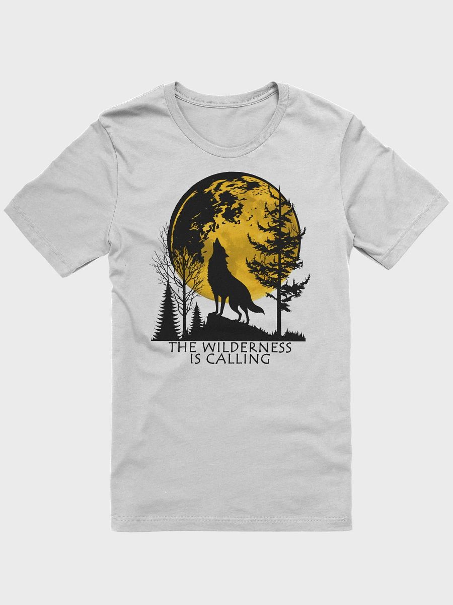 Moonlit Howling Wolf Unisex T-Shirt product image (25)
