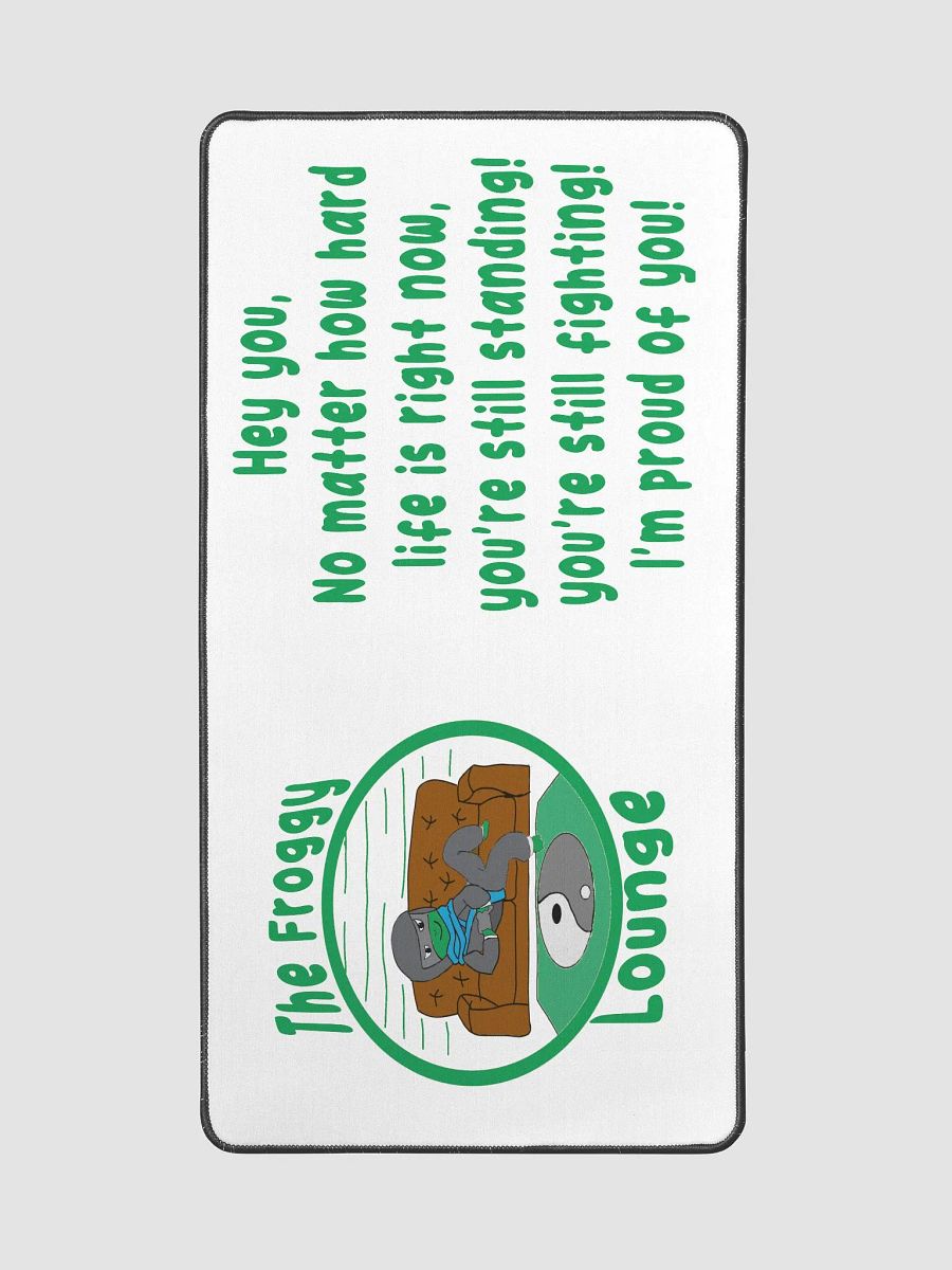 hey you desk mat - green product image (2)