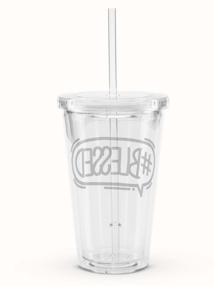 #Blessed clear cup product image (2)