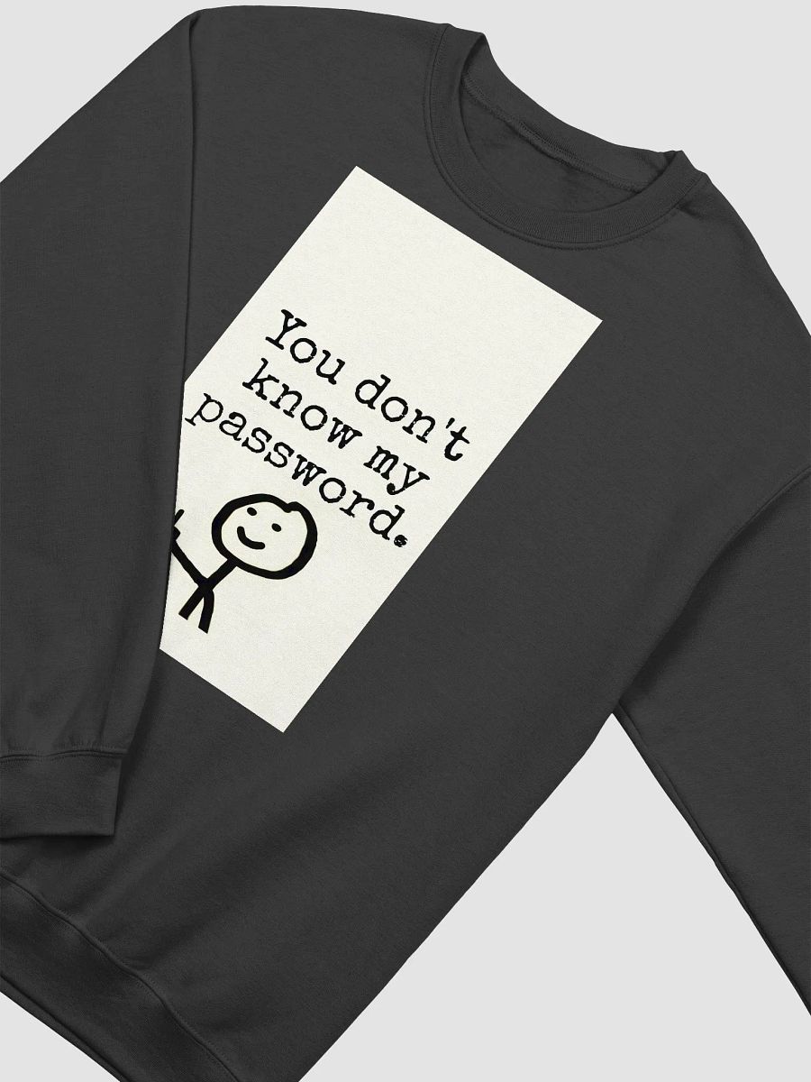 Smiling Stick Figure Password Crewneck product image (4)