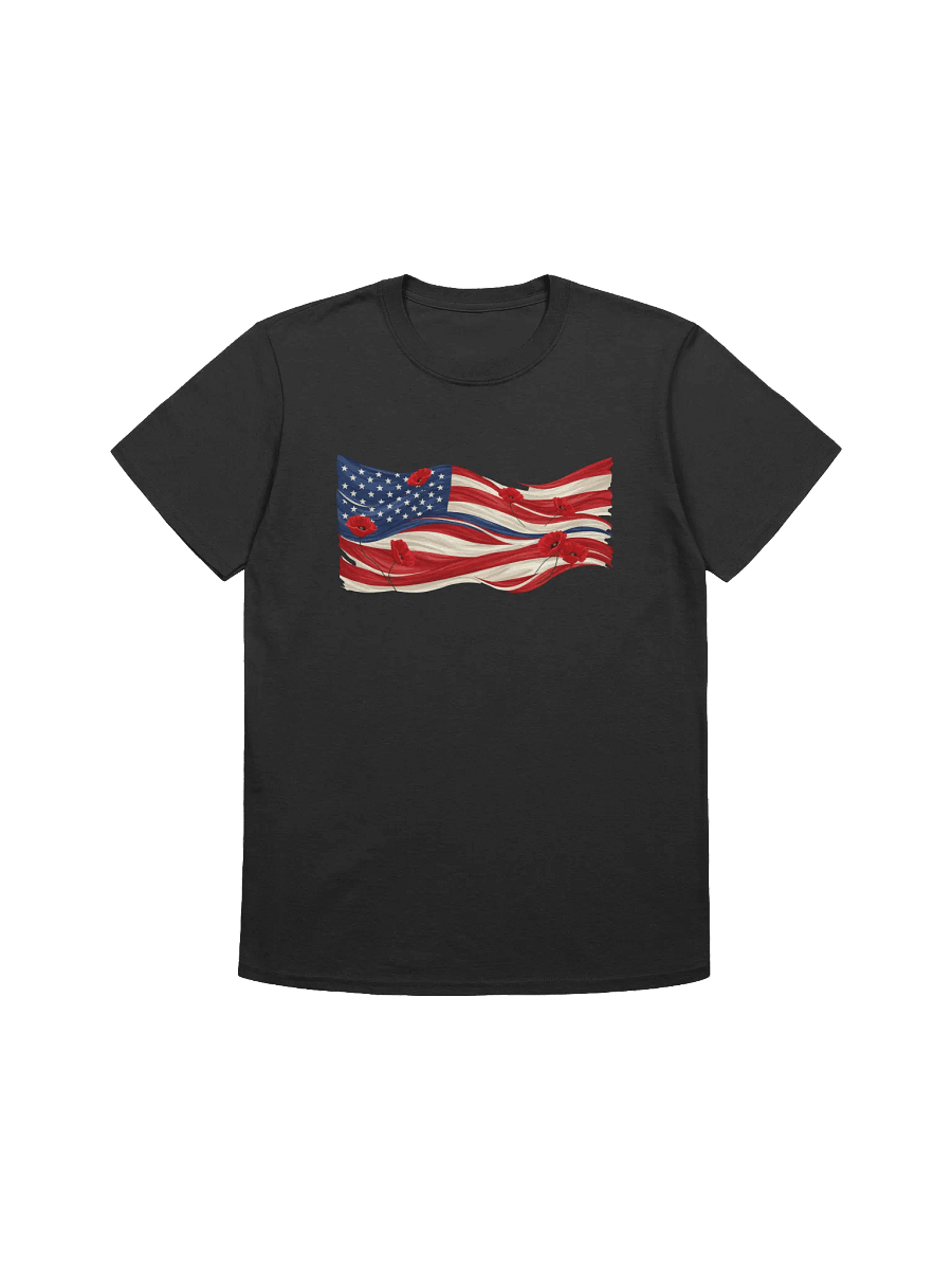 Poppies & Stripes Unisex Tee product image (3)