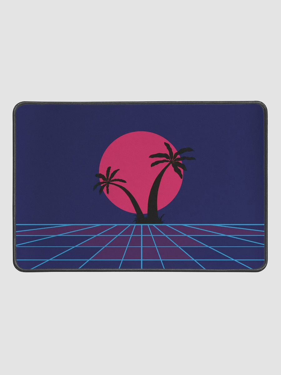 Retro Synthwave Desk Mat product image (1)