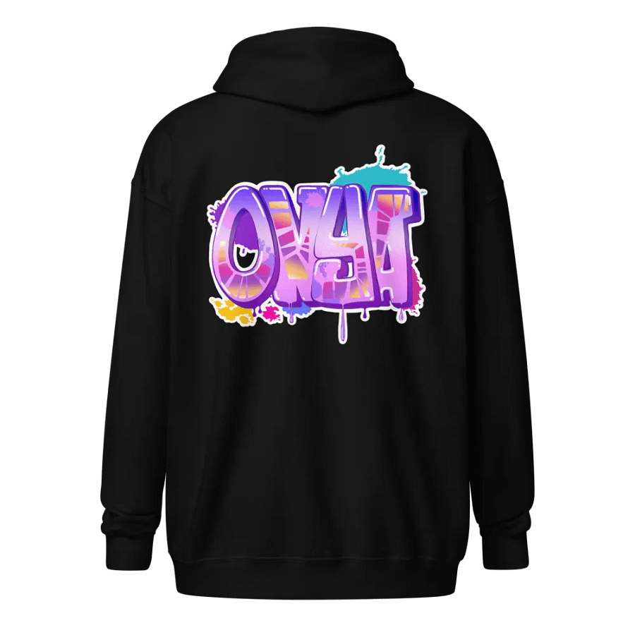 ONYA Graffiti Zip Hoodie product image (1)