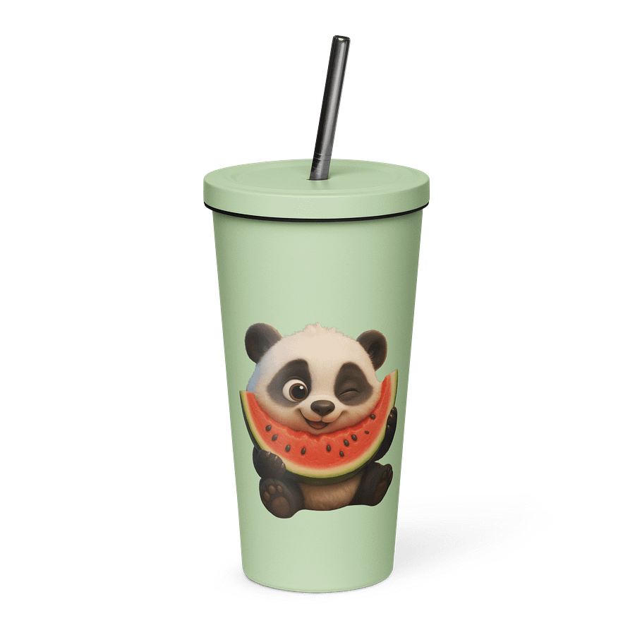 Panda - Insulated Tumbler with a Straw product image (4)