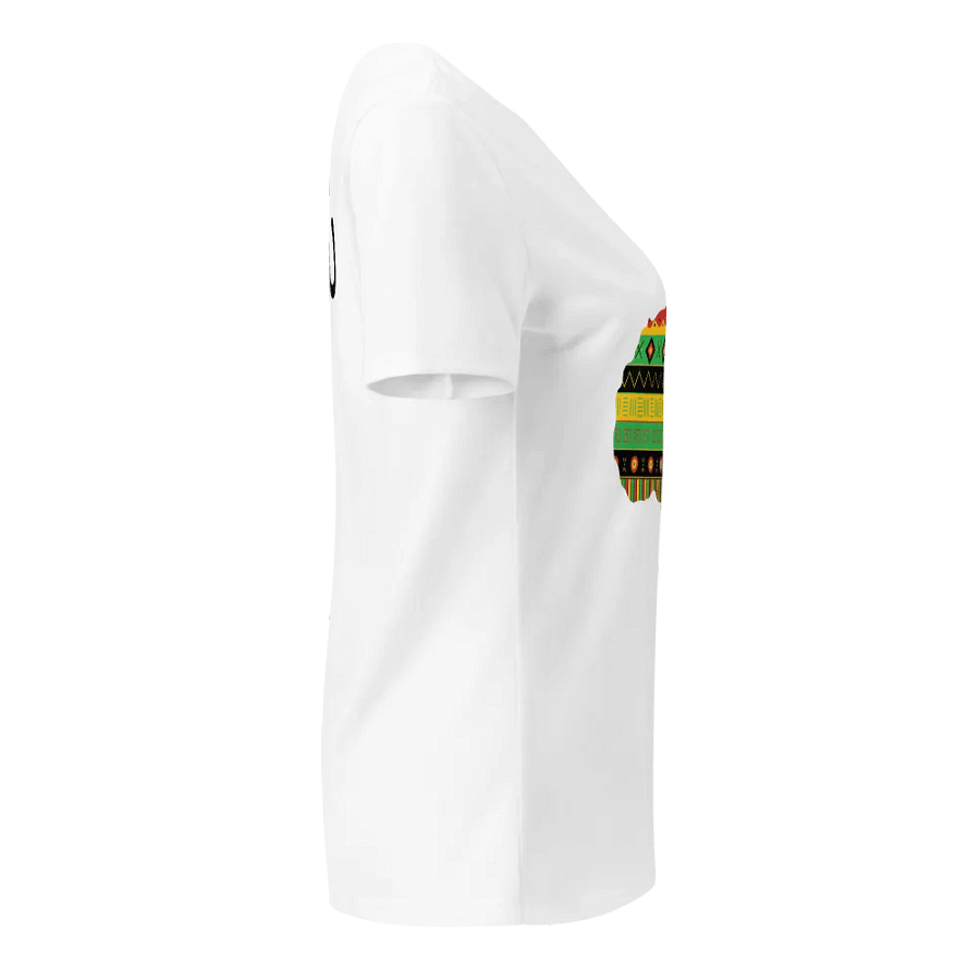 Uhuru - Women's White Colourful African Map Tee product image (4)