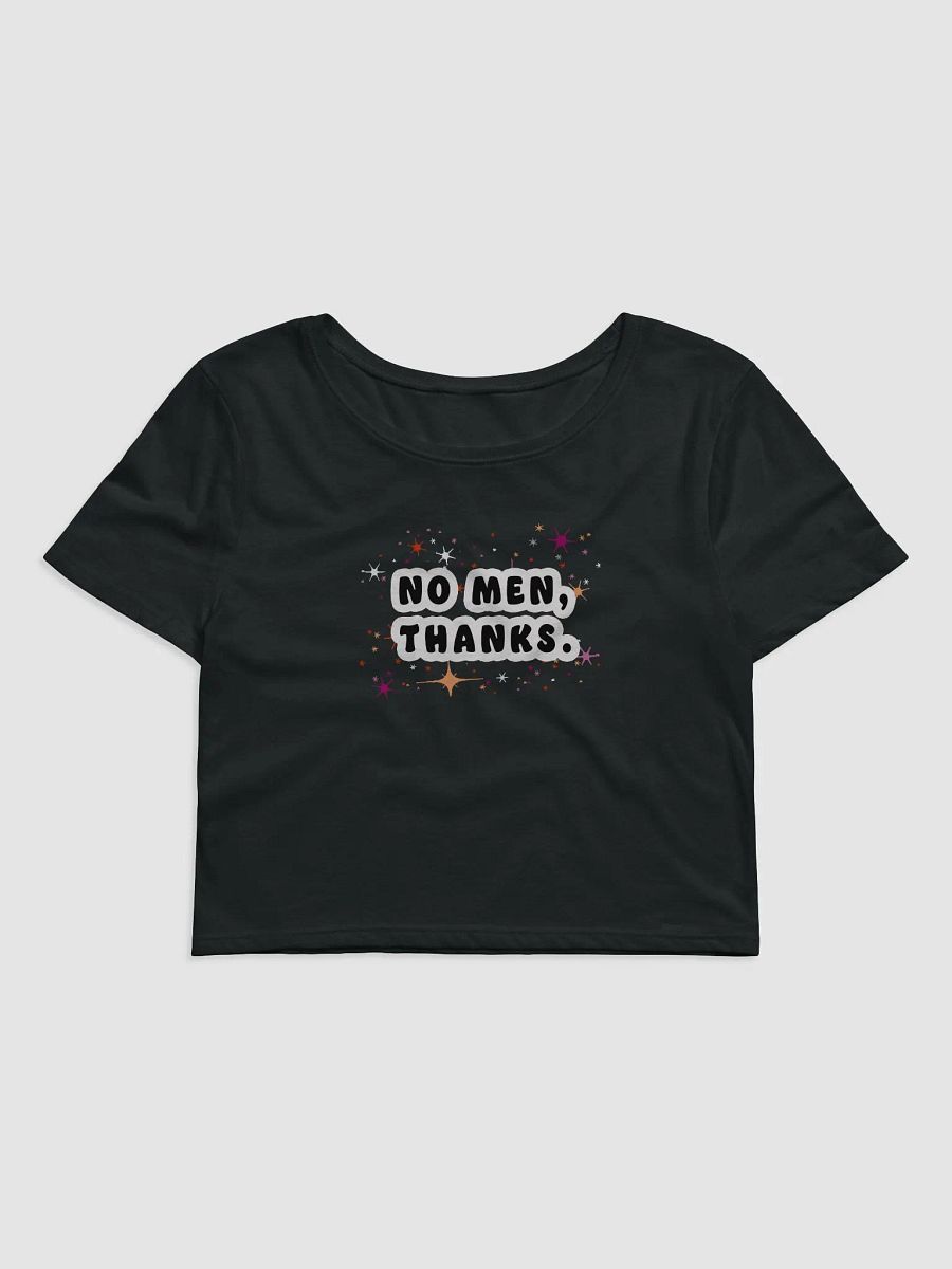 No men, Thanks. Cropped tee product image (1)